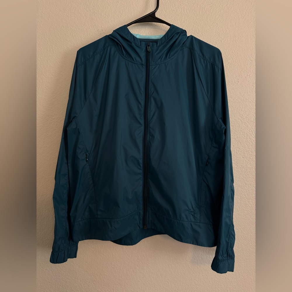 Under Armour Teal Hooded Windbreaker